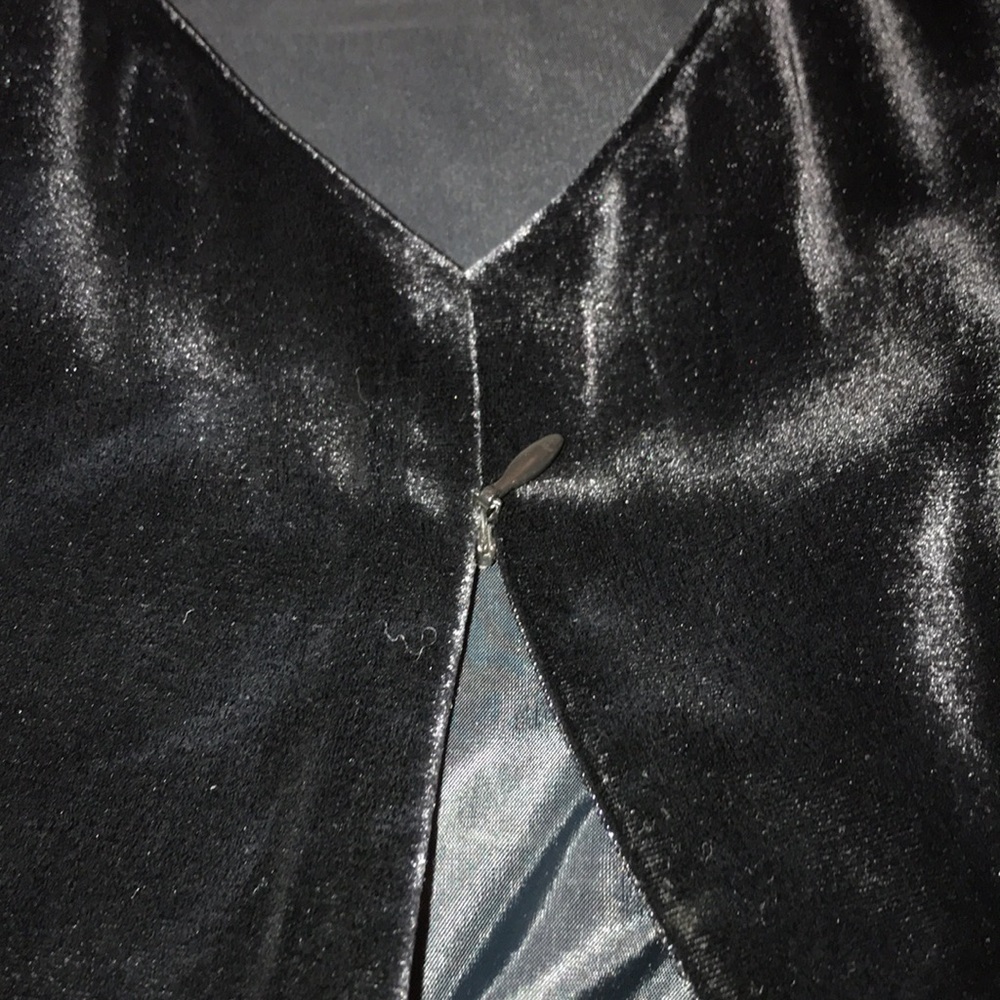 Vintage Anne Taylor black velvet sleeveless top size 6 NWT - Picture 12 of 12